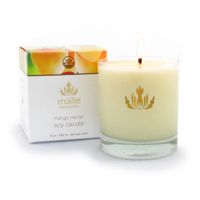 Malie Organics Coconut Vanilla Soy Candle on white background