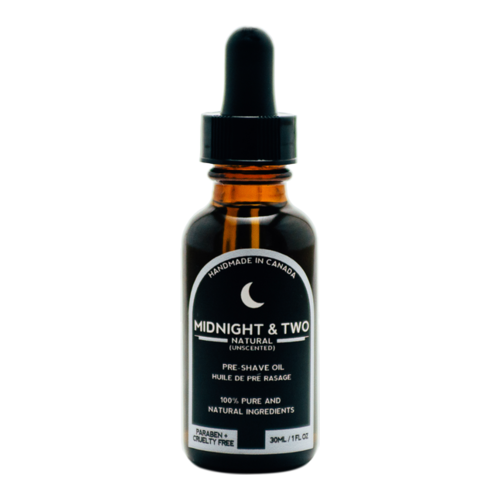 Midnight and Two Pre-Shave Oil - Citrus Island on white background