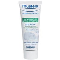 Mustela Stelactiv on white background