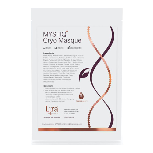 Lira Clinical  Mystiq Line Cryo Masque - Decollete Masque, 3ml/0.1 fl oz
