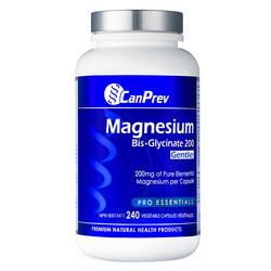 Magnesium Bis-Glycinate 200 Gentle on white background