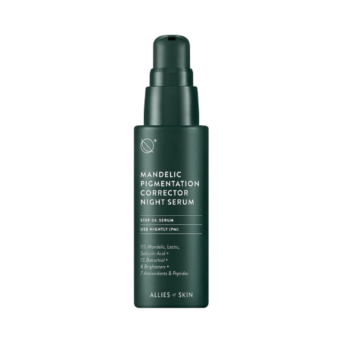 Allies of Skin Mandelic Pigmentation Corrector Night Serum on white background