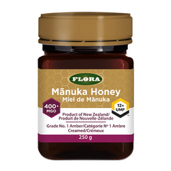 Manuka Honey MGO 400+ 12+ UMF on white background