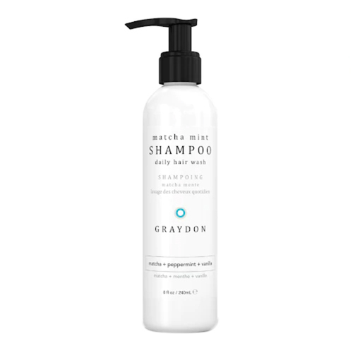 Graydon Matcha Mint Shampoo on white background