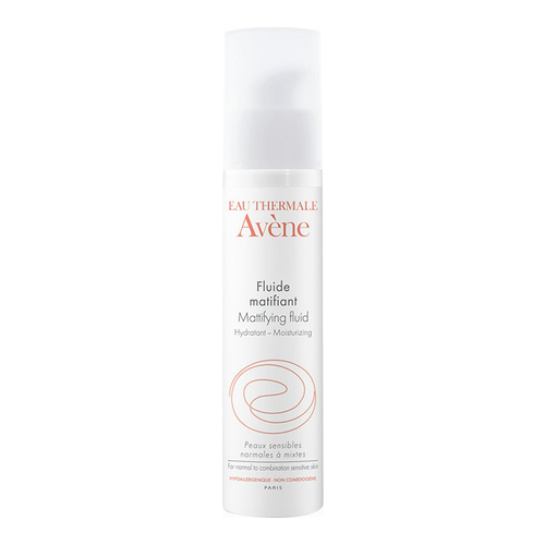 Avene Mattifying Fluid on white background