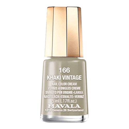 Naturally Yours Mavala Nail Color Cream - 166 Khaki Vintage on white background