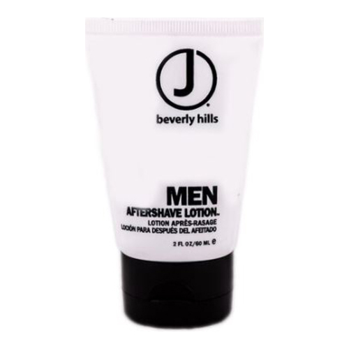 J Beverly Hills Men After Shave lotion on white background
