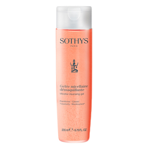 Sothys Micellar Cleansing Gel Raspberry Blackcurrant on white background