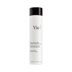 Micellar Water For Face, Eyes and Lips on white background