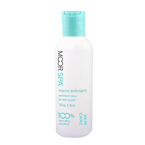 Moor Spa Micro Exfoliant on white background