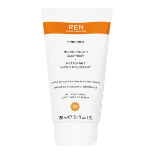 Ren Micro Polish Cleanser on white background