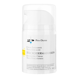 Microdermabrasion Exfoliating Cream on white background