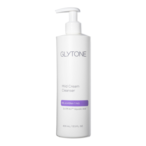 Glytone Mild Cream Cleanser on white background