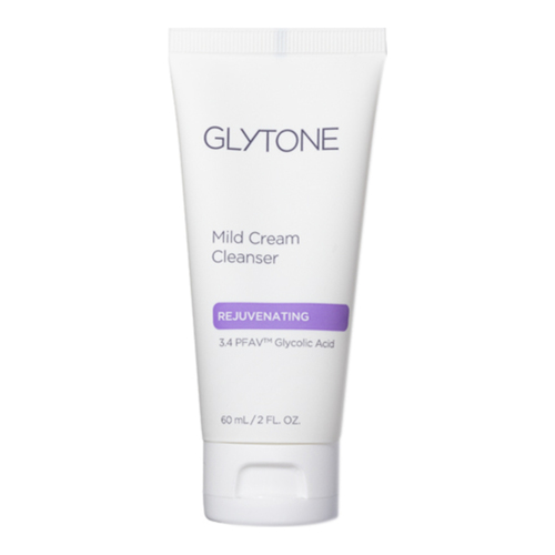 Glytone Mild Cream Cleanser on white background