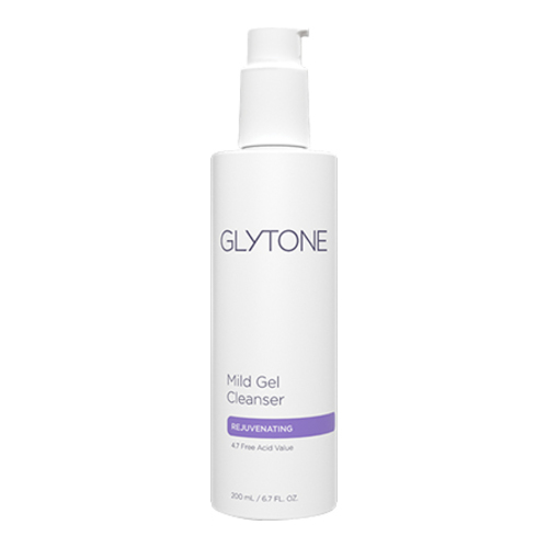 Glytone Mild Gel Cleanser on white background