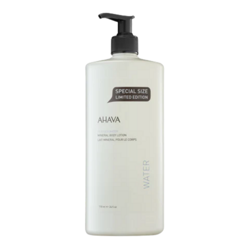 Ahava Mineral Body Lotion on white background