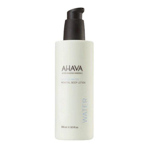 Ahava Mineral Body Lotion on white background