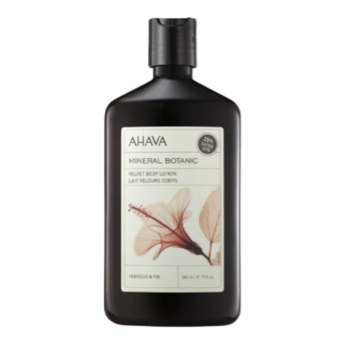 Ahava Mineral Botanic Body Lotionv Hibiscus and Fig on white background