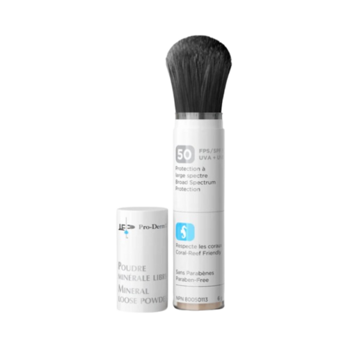 ProDerm Mineral Loose Powder SPF 50 - Bronze on white background