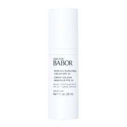 Mineral Sunscreen Cream SPF 30 on white background