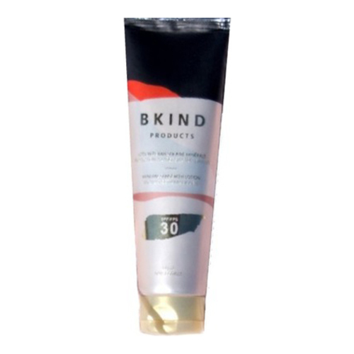 BKIND Mineral Sunscreen Lotion SPF30 on white background