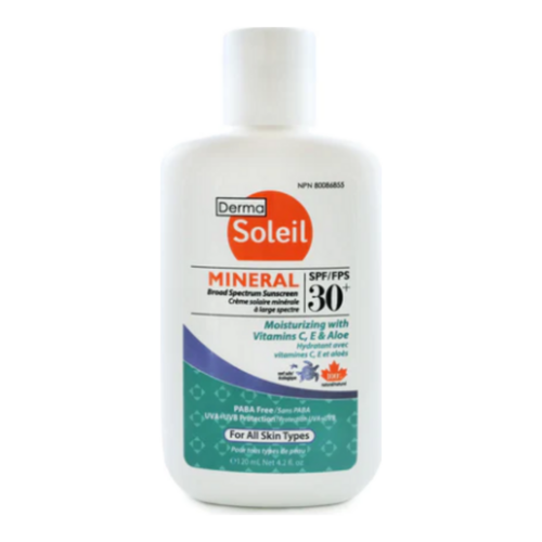 DermaMed Mineral Sunscreen Lotion SPF 30, 120ml/4.06 fl oz