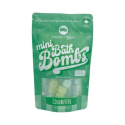 Mini Bath Bombs Coldbuster Eucalyptus on white background