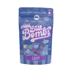 Mini Bath Bombs Galaxy on white background
