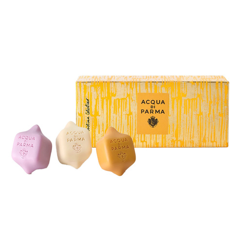 Acqua Di Parma Mini Citrus Soap Gift Box, 1 set Acqua Di Parma Mini Citrus Soap Gift Box on white background