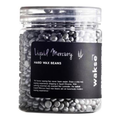 WAKSE  Mini Liquid Mercury Silver Chrome Wax on white background