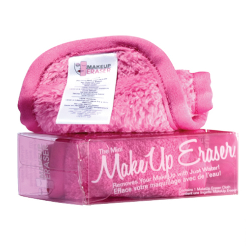 The Original Makeup Eraser Pink Mini Plus on white background