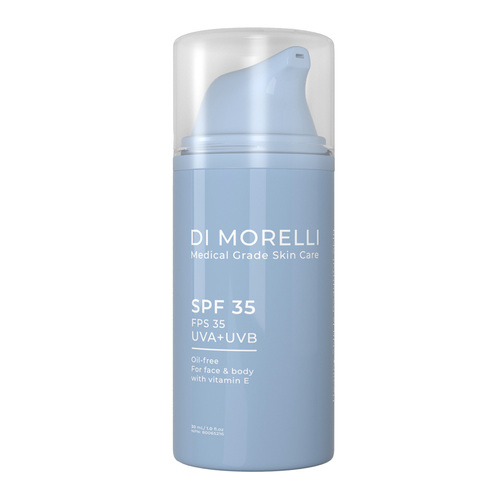 Di Morelli Mini SPF 35 Sunscreen on white background