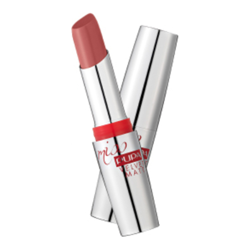 Pupa Miss Pupa Velvet Matt Lipstick - 100 Nude on white background