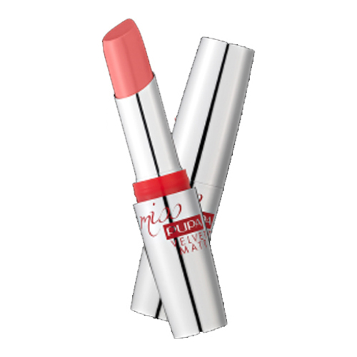 Pupa Miss Pupa Velvet Matt Lipstick - 100 Nude on white background