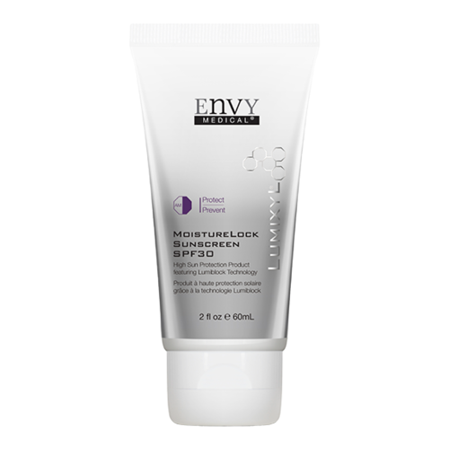 Envy Medical MoistureLock Sunscreen SPF 30 on white background