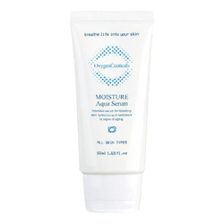 Moisture Aqua Serum on white background