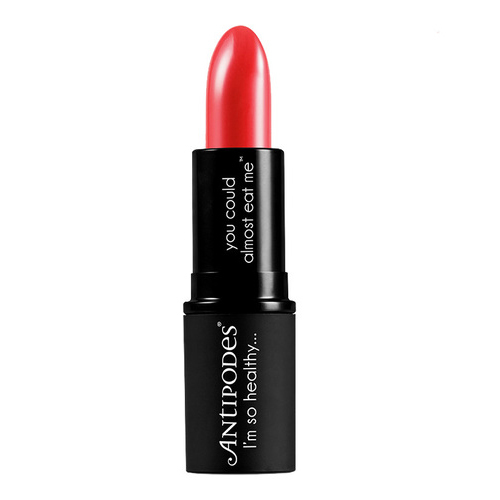 Antipodes  Moisture Boost Natural Lipstick - Boom Rock Bronze on white background