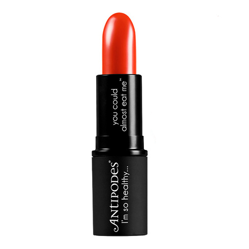 Antipodes  Moisture Boost Natural Lipstick - Boom Rock Bronze on white background