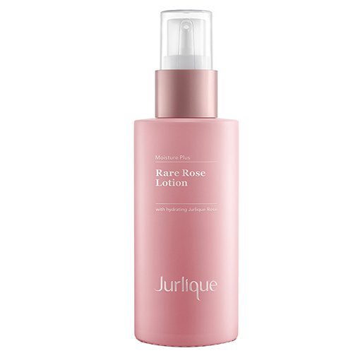 Jurlique Moisture Plus Rare Rose Lotion on white background