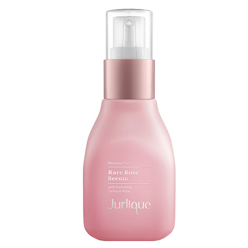 Jurlique Moisture Plus Rare Rose Serum on white background