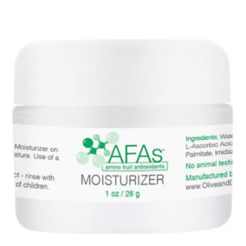 AFA Moisturizer on white background