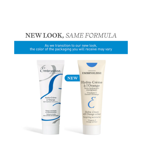 Embryolisse Moisturizing Cream with Orange on white background
