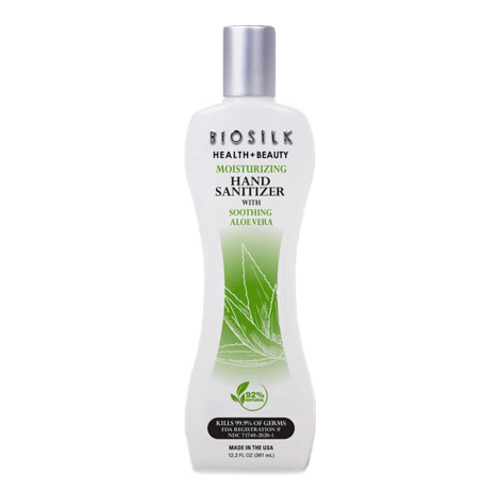 Biosilk  Moisturizing Hand Sanitizer with Aloe Vera on white background