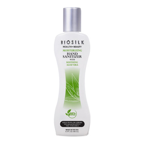 Biosilk  Moisturizing Hand Sanitizer with Aloe Vera on white background