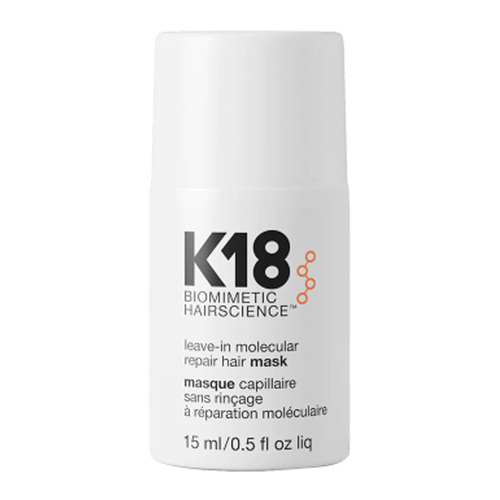 K18 Molecular Repair Leave-in Hair Mask Mini, 15ml/0.51 fl oz