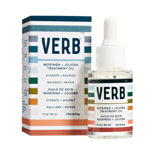 Verb Moringa + Jojoba Oil, 30ml/1.01 fl oz Verb Moringa + Jojoba Oil on white background