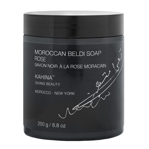 Kahina Giving Beauty Moroccan Beldi Soap - Moroccan Rose on white background