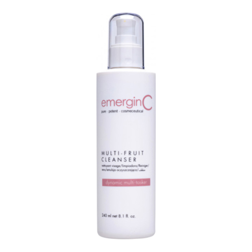 emerginC Multi-Fruit Cleanser on white background