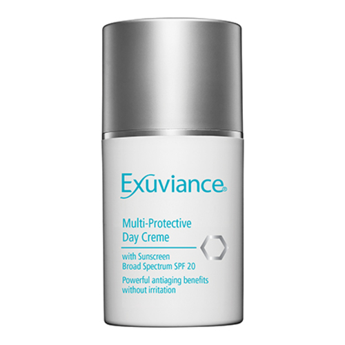 Exuviance Multi-Protective Day Creme SPF20 on white background