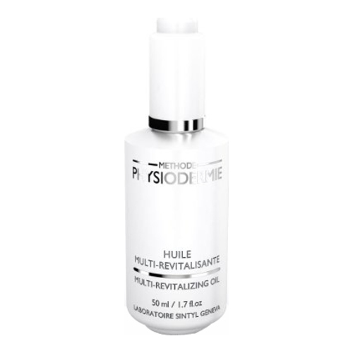 Physiodermie Multi-Revitalizing Oil on white background